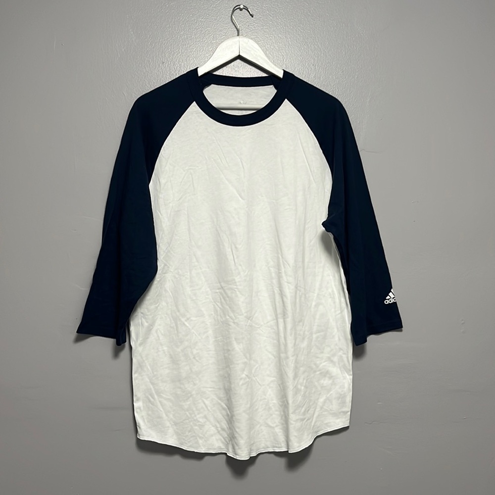 Adidas Blue and white long sleeve